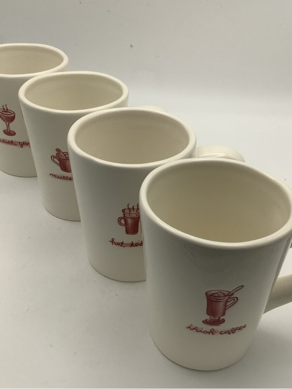Williams Sonoma Holiday Hot Drinks Collection Mug Set